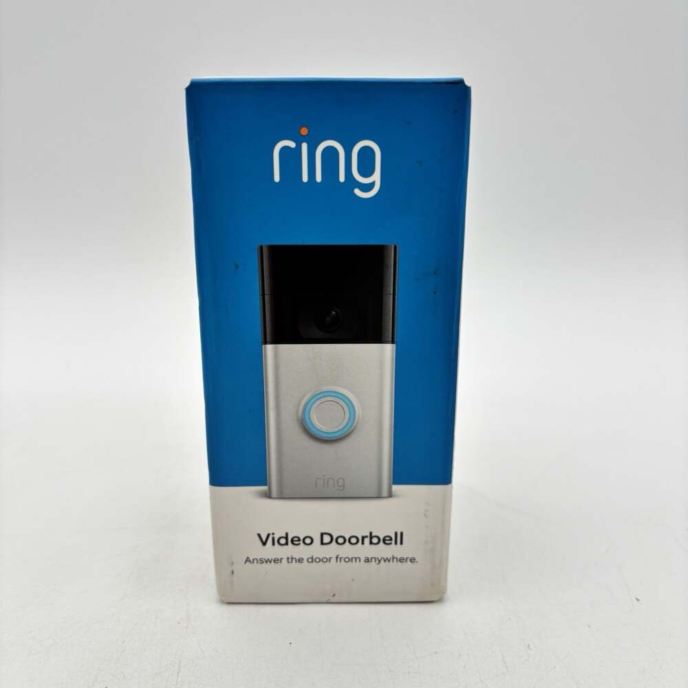 New Ring Video Doorbell 2nd Gen 1080p HD Satin Nickel New Sealed